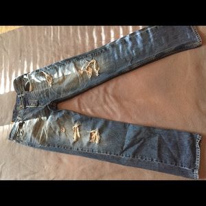 Hollister Blue Ripped Jeans